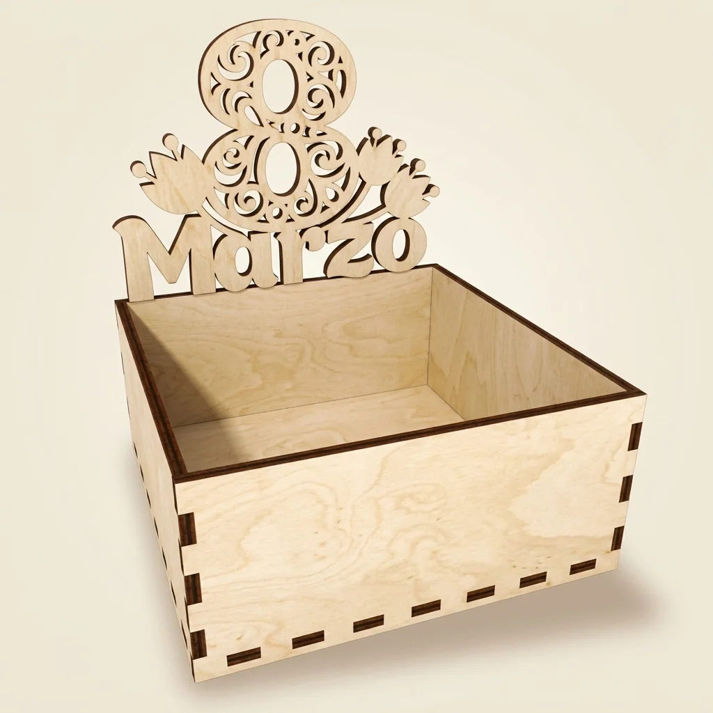 Caja de regalo "8 de Marzo" para Día de la Mujer